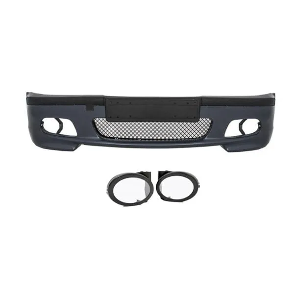 BMW E46 Sedan Front Spoiler Set - M Tech (FILLED)